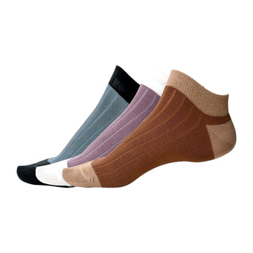 Men's cotton low cut ankle length socks Superior comfort (Pack of 3 pair)