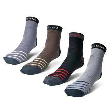 Men's cotton unisex ankle length socks (Pack of 4)