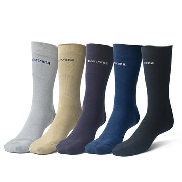 Men's cotton Crew ankle length socks (Pack of 5 pair)