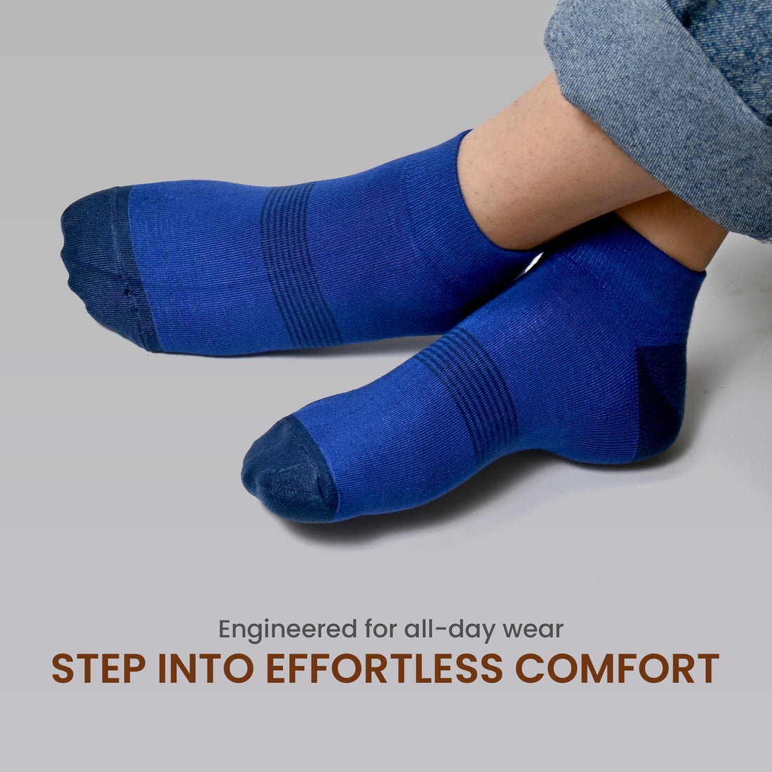 Men's Cotton Low-Cut Ankle Length Extra Stretchy & Soft (Pack of 4 Pairs)