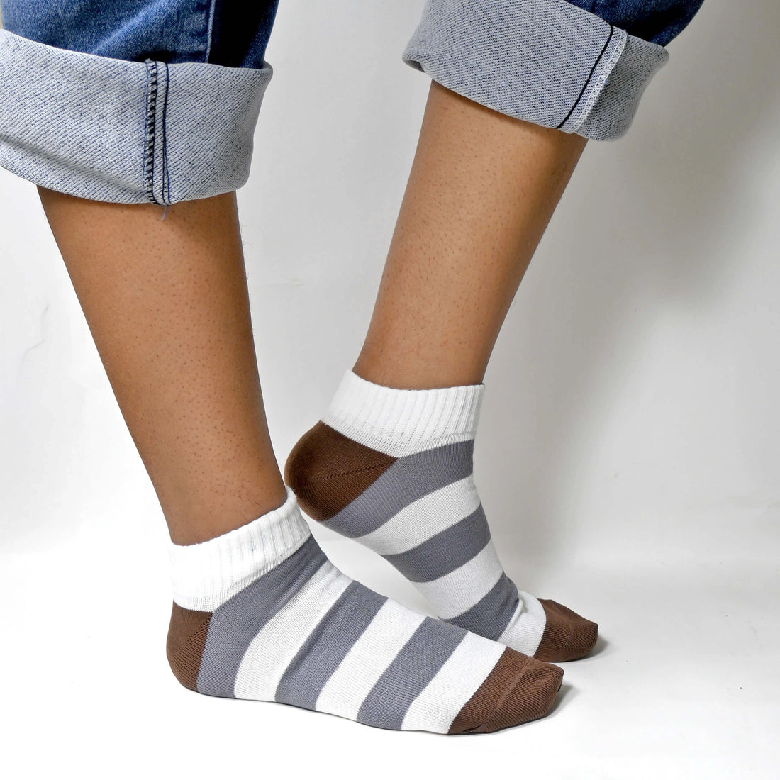 Men's cotton unisex low cut ankle length socks (Pack of 3 pair)