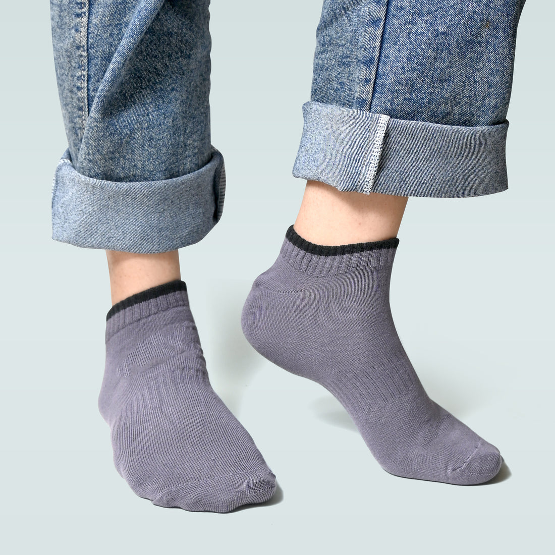 Men's Cotton Ankle Length Ultra-Soft Socks with Every Step (Pack of 5 Pairs)